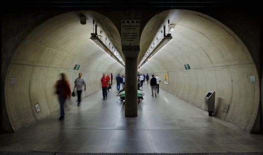 O metrô em Higienópolis
