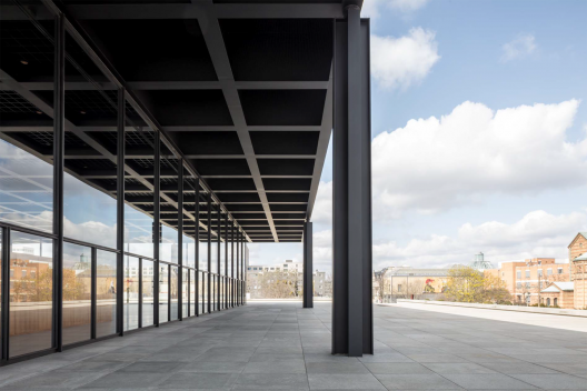 A Neue Nationalgalerie de Mies van der Rohe restaurada em abril, 2021