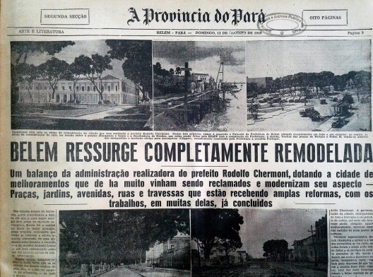 “Melhoramentos” em Belém