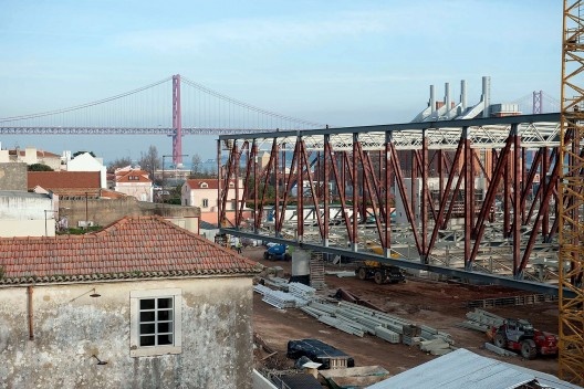 Museu Nacional dos Coches, construção do edifício, Lisboa. Arquiteto Paulo Mendes da Rocha, MMBB arquitetos e Bak Gordon arquitetos