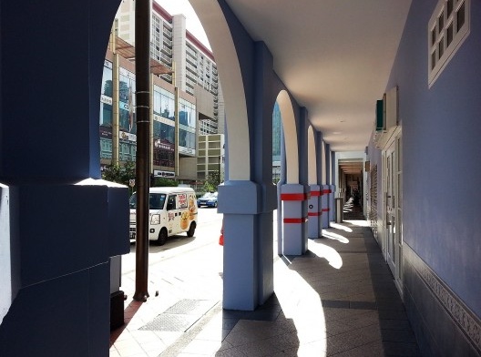Calçada de Cingapura com loggia