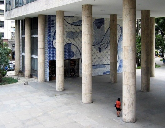 Palácio Gustavo Capanema, Lúcio Costa e equipe, Rio de Janeiro, 1936, exemplo de compressão