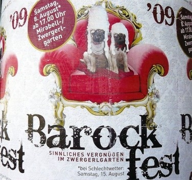 Cartaz, festa de Salzburgo, Áustria, 2009