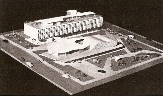 Maquete do Paço Municipal de Bauru