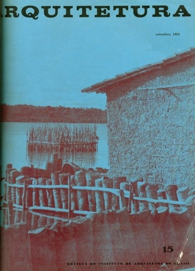 Capa da revista Arquitetura do IAB, n. 15, Rio de Janeiro, set. 1963