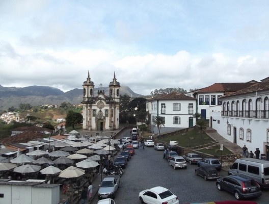 Vista do largo de Coimbra