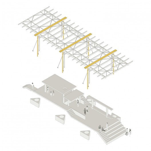 Casa Palicourea, diagrama (bloco A), São Jorge GO Brasil, 2021. Arquitetos Daniel Mangabeira, Henrique Coutinho e Matheus Seco / Bloco Arquitetos