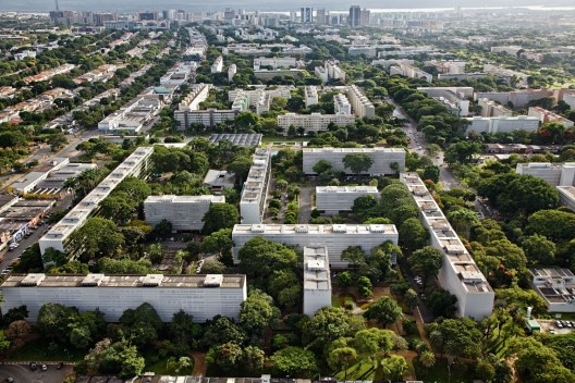 Vista panorâmica do setor residencial de Brasília