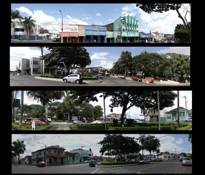 Concurso revitalização da Praça da Liberdade em Ipameri, fotos panorâmicas, João Gabriel Galiardi e Fabio Ucella.