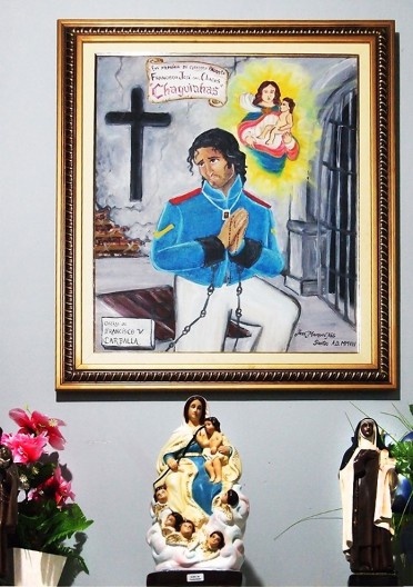 Igreja dos Aflitos, bairro da Liberdade, São Paulo. Retrato de Chaguinhas