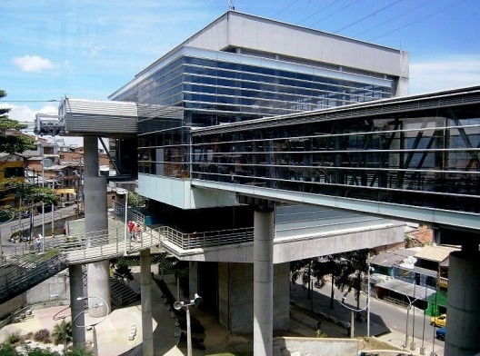 Estação Metro Cable Santo Domingo Sávio, agosto 2014