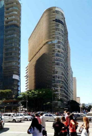 Edifício do Banco do Estado de Minas Gerais, Belo Horizonte. Arquiteto Oscar Niemeyer, 1953