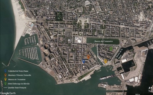 Quartier Saint-François e outros pontos de referência, Le Havre, França
