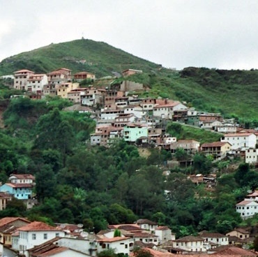 Construções em área de encosta, Ouro Preto MG