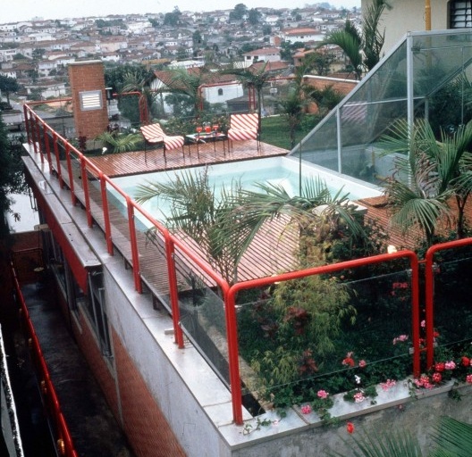 Casa Takao Mimura, São Paulo, 1981. Arquiteto Pitanga do Amparo