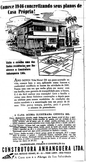 Folha da Manhã, 1º de janeiro de 1946