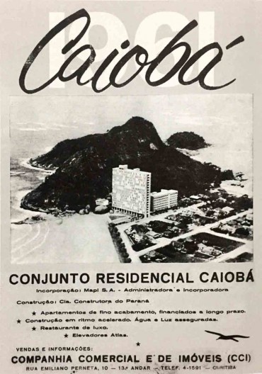 Reprodução de publicidade do empreendimento na década de 1960