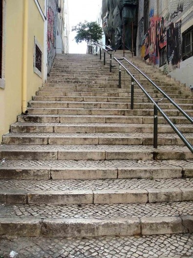 Pisos, escadas e corrimãos, Lisboa