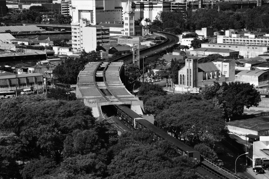 Estação Armênia do Metrô, antiga Estação Ponte Pequena, São Paulo, 1968, arquiteto Marcello Fragelli