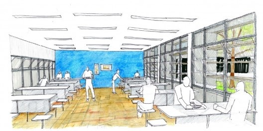 Estudo para a ambiência do refeitório de pacientes localizado no térreo do bloco de apoio