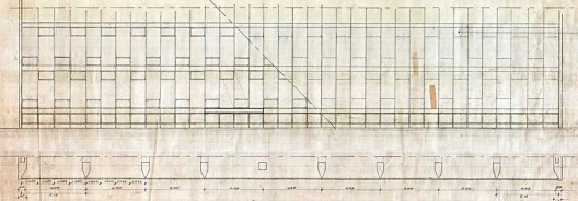 Figura 3: Segmento do projeto das esquadrias para as torres anexas