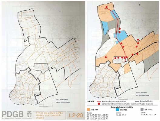 Zonas prioritárias à expansão urbana metropolitana