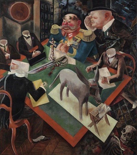 Eclipse do Sol, 1926, de George Grosz