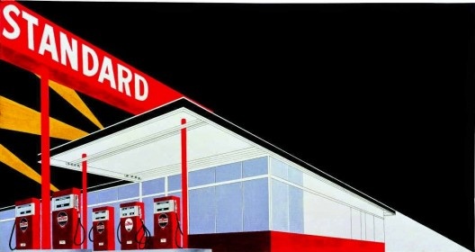 “Standard Station’, obra de Edward Rucha, 1963