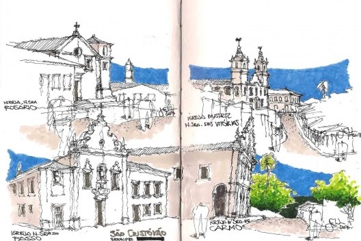 Percurso pelos templos religiosos: Igrejas Matriz, do Passo, do Rosário, e do Carmo. São Cristóvão/SE