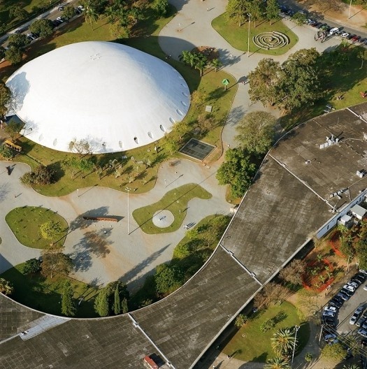 Oca e marquise, Parque do Ibirapuera, São Paulo. Arquiteto Oscar Niemeyer