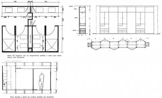 Conjunto Residencial da USP - Crusp, Cidade Universitária, São Paulo, 1961, arquitetos Eduardo Knesse de Mello, Joel Ramalho Jr. e Sidney de Oliveira