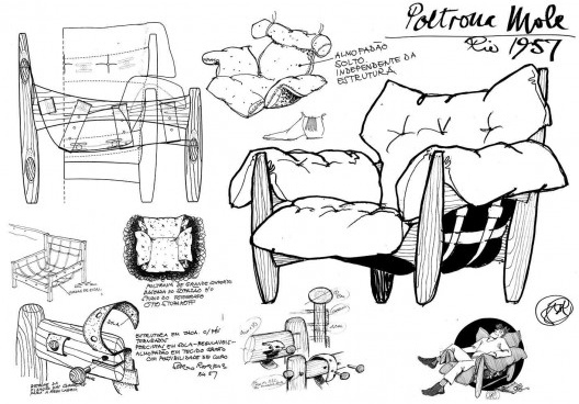 Painel Desenhos Poltrona Mole