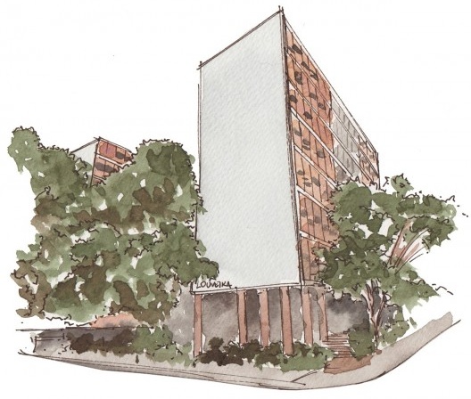 Edifício Louveira, Praça Vilaboim, Rua Piauí 1081