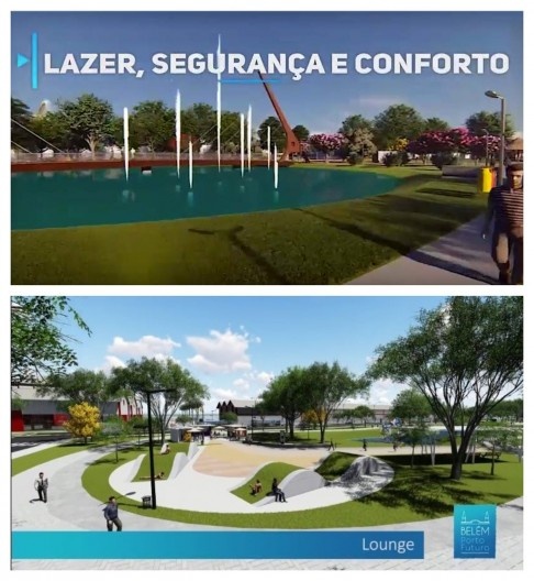 Espaços do Projeto Belém Porto Futuro