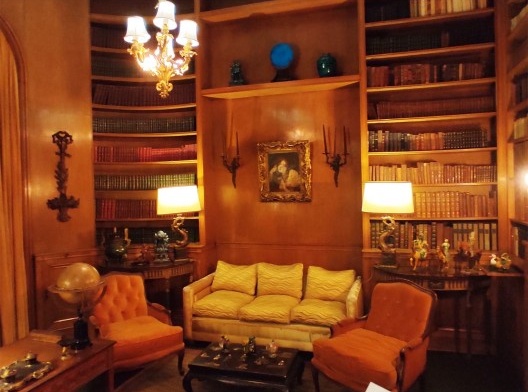 Fundação Ema Klabin, biblioteca da casa-museu, detalhe, São Paulo SP