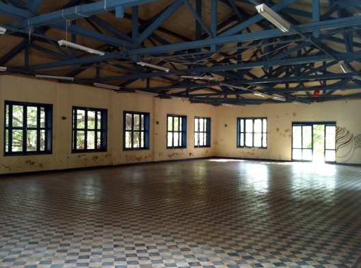 O interior do casarão