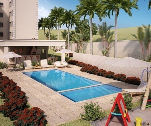 Empreendimento “Jardim de Minas”, em Juiz de Fora-MG, a área de lazer é comumente evidenciada, mesmo representando uma área residual do terreno