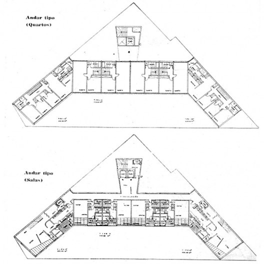 Edifício Eiffel, plantas, São Paulo