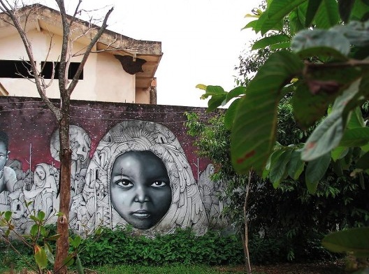 Arte urbana em áreas internas das quadras do Setor Sul, Goiânia GO, 31 ago. 2016