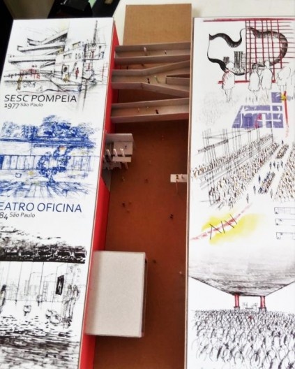 Estudo da obra de Lina Bo Bardi como referência de projeto para os alunos do Departamento de Arquitetura da Universidade de Pretoria sob orientação de Marguerite Pienaar