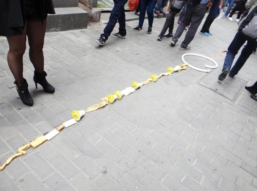 Lin Yilin, Line in Zhongshan South St, Bienal de Arquitetura de Shenzhen 2017-2018