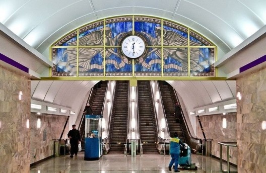 O metrô de Kiev