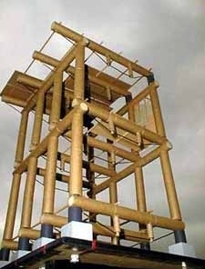 Maquete do projeto. Alunas Anita De Domenico, Mirian Vaccari e Mônica Marcondes