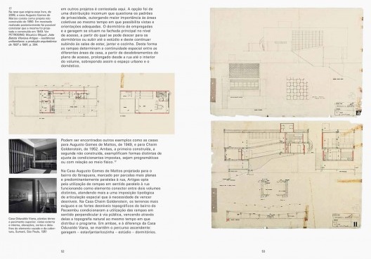Páginas do livro Vilanova Artigas: Casa Paulistas, de Marcio Cotrim