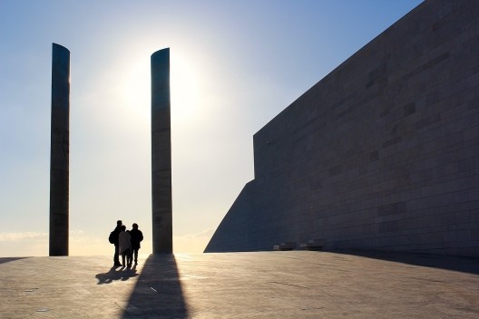 Centro Champalimaud, os dois monólitos