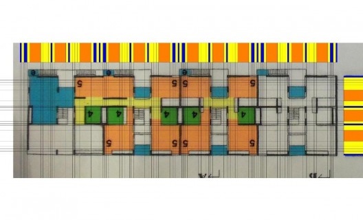 Grilla de la composición del YPD en los departamentos tipo A, piso 6.