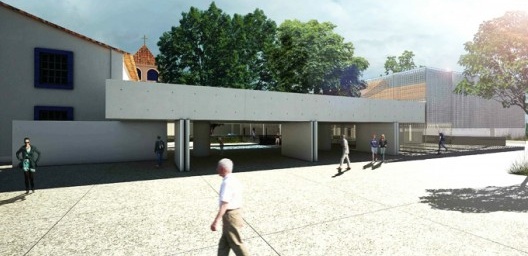 Readequação para o Pateo do Colégio, maquete eletrônica, São Paulo SP Brasil, 2013. Arquiteto Pedro Mendes da Rocha/ Arte 3 Arquitetura