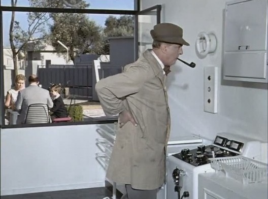 Casa Arpel, cena de Meu Tio (Mon Oncle), filme de Jacques Tati