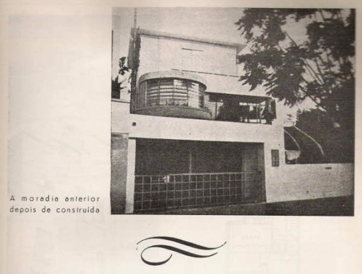 Casas de Oswaldo Bratke e Carlos Botti publicadas na revista \"A Arquitetura Portuguesa e Cerâmica e Edificação Reunidas\"