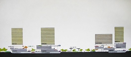 Corte esquemático projeto Bras Bresser